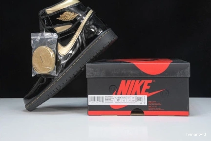 Hyperoad BLACK (2020) JORDAN GOLD 1 METALLIC RETRO HIGH 1006